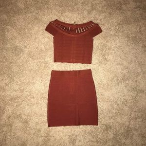 Bebe 2-piece wrap set